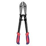 WORKPRO W017004A Bolt Cutter, Bi-Material Handle with Soft Rubber Grip, 14', Red&Blue