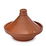 Sur La Table 8.5' Glazed Moroccan Terra Cotta Ceramic Tagine Pot
