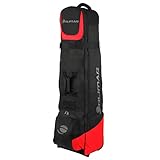 Orlimar 6.0 Deluxe Golf Travel Bag with Wheels - Black/Red