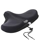 Super Wide Bike Seat Cover 13.5' * 10.5' for YLG Giddy UP Saddle Memory Foam Waterproof Most Comfortable Bicycle Saddle Pad