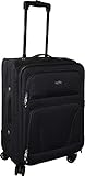 Kemyer 1200 Series 20' Expandable Spinner Carry-On Luggage & Computer Tote Set (Black-Luggage only)
