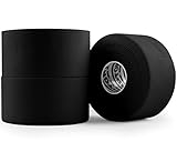 Hampton Adams | As Seen on Shark Tank | 3-Pack Black Athletic Sports Tape – 45ft Rolls Very Strong Easy Tear NO Sticky Residue Best Tape for Athlete & Medical Trainers