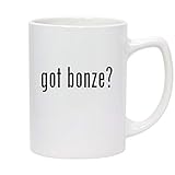 Molandra Products got bonze? - 14oz White Ceramic Statesman Coffee Mug