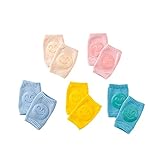 TFTSR Baby knee Pads for Crawling (5 Pairs) Walking Protector Knee Pads For Kids Toddler Baby Boys Girl 1-3