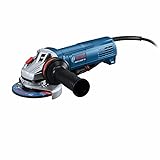 BOSCH GWS10-450P 4-1/2 In. Ergonomic Angle Grinder with Paddle Switch, Grey,black,blue
