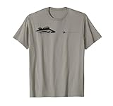 Graphic Fly Fishing Hook Line - Fish Walleye T-Shirt