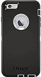 OtterBox Defender Series Rugged Case for iPhone 6s Plus & iPhone 6 Plus Non-Retail Packaging - Black/White - CASE ONLY