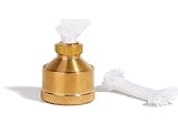 Sunnytech Mini Brass Metal Alcohol Lamp for Stirling Engine Steam Engine Alcohol Burner Can Be Used to Boil Tea Coffee M095-1