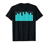 DIGITAL EQUALIZER GRAPH AUDIO STEREO AUDIOPHILE RETRO T-Shirt