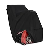 Porch Shield Snow Blower Cover - Snowblower Waterproof Heavy Duty for Most Two Stage Thrower Cover 65' x 33' x 50' Black