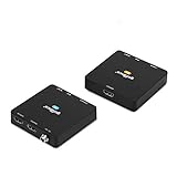 gofanco Compact 4K HDMI 2.0 Extender Balun Over CAT6 Ethernet Cable – Loopout on TX, Up to 230ft at 4K @60Hz YUV 4:4:4, HDR, 18Gbps, HDCP 2.2, Bi-Directional IR, PoC, 4K to 1080p Downscale (HD20Ext)