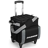 DAUSROOB Cooler with Wheels 48CAN Rolling Cooler Insulated Soft Cooler on Wheel Leakproof Wheeled Travel Ice Chest Cooler with Stable All-Terrain Cart Large Lunch Bag for Camping/Beach/Fishing/Picnic