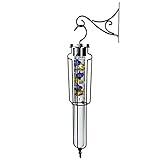 Glassic Gifts® Outdoor Hanging Galileo Thermometer (23' Total Height) W/ Free Bracket - 2020 Product Update - NO Fade Guarantee