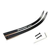 Deerseeker Archery Takedown Recurve Bow Limbs Replacements with 2pack Screw Limbs Bolt for 62' & 66' Wooden Bow 25-60lbs