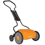 Fiskars StaySharp Push Mower - 17' Self-Propelled Lawn Mower - Yard and Garden Tools - Orange