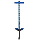 Flybar Pogo Stick for Kids, 40 to 80 Pounds, Perfect for Beginners, Easy Grip Foam Handles, Anti-Slip Foot Pegs, Outdoor Toys for Boys, Jumper Toys for Girls, Outside Toys for Kids (Jolt, Blue Camo)
