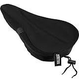 Most Comfortable Exercise Bike Seat Cushion Soft Gel Pad - Universal Bicycle Saddle Cover for Women and Men - for Indoor Cycling, Hybrid, Spinning, Stationary and Mountain Bikes