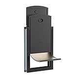HARDLIGHT Weatherproof Dog Door with Sliding Lock Panel, Tunnel Adjustable, Magnetic Flap Dog Door and Cat Door, Strong and Durable, for Medium, Large, and X-Large Dogs