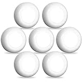 UMECORE Tap Light Push Lights, 7 Pack Battery Powered Wireless LED Night Lights, Bright Stick On Lights Cordless Puck Lights for Closet, Under Cabinet, Kitchen, Bedroom, RV, Outdoor - Cool White