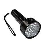 HQRP 68 LEDs Blacklight Flashlight with 390nm for Pet Urine Detection, Scorpion Hunting, Checking Pets for Ringworm, Detecting Blood on the Surface, Hotel Room Inspection
