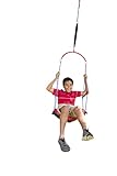 HearthSong 2-in-1 BungeeBounce Tree Swing for Kids with Hanging Rings, 64' L x 24' W, Holds Up to 120 lbs.