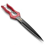 Astrowinter Hand Shears for Gardening or Sheep Shearing - Manganese Stainless Steel Topiary/Hedge Scissors for Pruning AW-006-B
