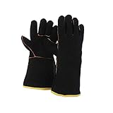 FZTEY welding Gloves (14Inc, Black)