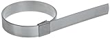 BAND-IT CP6S99 5/8' Wide x 0.025' Thick 1-1/2' Diameter, 201 Stainless Steel Center Punch Clamp (100 Per Box)