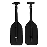 BESPORTBLE 2pcs SUP Paddles Telescoping Plastic Boat Paddle Collapsible Oar for Kayak Jet Ski and Canoe Safety Boat Accessories