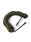 Gardener's Supply Company Featherweight Coil Expandable Garden Hose | Lightweight & Retractable Garden Hose Coil with Chrome-Plated Brass Connectors For Outdoor Garden Watering | 25' Long