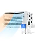 Midea 8000 BTU Window Air Conditioner with Heat, Inverter Tech Ultra-Quiet Operation, 35% Energy-Saving, APP & Voice Smart Control, Energy Star Rated, Cools up to 350 Sq. Ft., fits Summer and Fall
