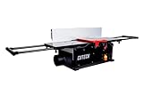 Cutech 40180HI 8-Inch Spiral Cutterhead Benchtop Jointer with Cast Iron Tables, 16 Tungsten Carbide Inserts, Extra Long 24' Fence and Additional Fence Brackets