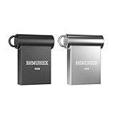 BHMUHIEK Mini USB 3.0 Flash Drive 2PCS 64GB, Metal Style Thumb Drive Portable Memory Stick, Waterproof Jump Pen Drive for Storage and Backup