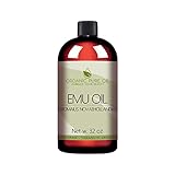 Australian Emu Oil - 100% Pure, Refined, Filtered 6 Times, Undiluted Emu oil Hydration, Moisturizer for Skin Care, Hair, Facial Dryness, Nail Growth, Body Care 32 Ounce 1 Quart Bulk Wholesale Size - Extra Strength, Premium Grade A