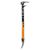 Fiskars Pro IsoCore Wrecking Bar - 30' Hammer, Crow Bar, and Board Bender with Shock Controlled Handle - Building and Fixing Tools - Orange/Black