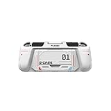 Plenbo G-case Protective Switch Grip Case for Nintendo Switch & OLED - [BT5.0 Version] - All-in-One Gameing Charging Case with Modular Battery, Detachable Grips, Joy-Con Case, White