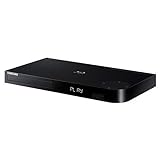 Samsung 3D Blu-ray DVD Disc Player With 4K UHD Upscaling & Built-in Wi-Fi Plus CubeCable 6Ft High Speed HDMI Cable (Renewed)