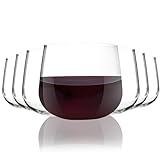 Youngever 12 Pack Plastic Red Wine Glasses, 10 Ounce Shatterproof Wine Glasses