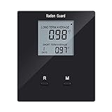 Home Radon Detector, Portable Radon Tester, Long and Short Term Monitor, Monitor Your Home Radon Level, Prevent Radon Exceed, Powered by Rechargeable Battery, Black