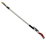Smarkey Tree Pruner Cut and Hold Pruning Trimmer Telescopic Extendable Pole Saw Fruit Picker Branches Bypass Lopper Harvester Gardening Shear (4-7 Feet Telescoping）