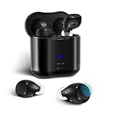 Maihear Rechargeable Invisible OTC Hearing Amplifier and Aids for Seniors Adults with Noise Cancelling, Sound Earbuds Assist for Hearing Loss, Black