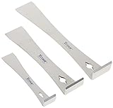 Titan 17007 3-Piece Stainless Steel Pry Bar Scraper Set,Silver