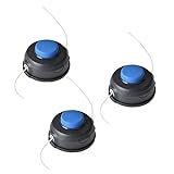 Autoparts 3 Pack T25 String Trimmer Head Replacement for Husqvarna Weedeater Cutter Line Head Bump