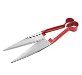 Sheep Shear Grass Shear Alpaca Shears R Shaped Design For Large Thick-Haired Animal Grooming (Red)