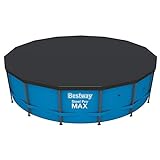 Bestway Flowclear 10' Round Above Ground Pool Cover , Black