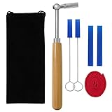 Professional Piano Tuning Kit, Piano Tuner Hammer Mute Kit Tools, Piano Tuning Lever Tools with Case, 6 Pcs…