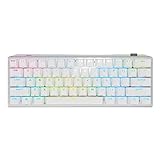 Corsair K70 PRO Mini Wireless RGB 60% Mechanical Gaming Keyboard - Fastest Sub-1ms Wireless, Swappable Cherry MX Brown Keyswitches, Aluminum Frame, PBT Double-Shot Keycaps - NA Layout, QWERTY - White
