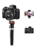 Etour Mini Tripod for Camera Adjustable 360° Ball Head Portable Vlogging Travel Tripod Selfie Stick Handle Tripod Compatible with DSLR Camera Canon M50 G7x Mark ii SmartPhone Gopro 5 6 7 8 910 11