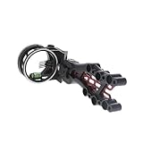 TRUGLO Carbon Hybrid 5-Pin Durable Ultra-Lightweight Carbon / Aluminum Archery Bow Sight with Large Circular Field of View - for Right & Left-Handed Shooters - Standard Adjustment
