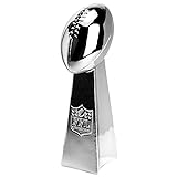 Spire Designs Fantasy Football Trophy - Chrome Replica Championship Trophy - First Place Winner Award for League - 9 inches
